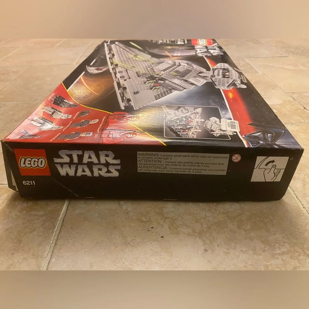 Rare VTG Retired Lego Star Wars Imperial Star Destroyer 6211 New In Box